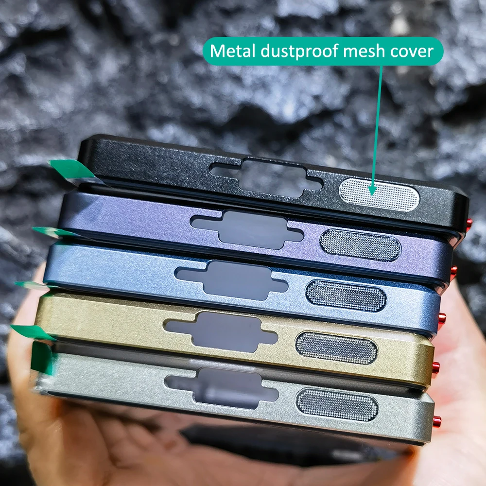 Sleek Aluminium Alloy Bumper with Acrylic Back Cover - Premium Phone Protector Case