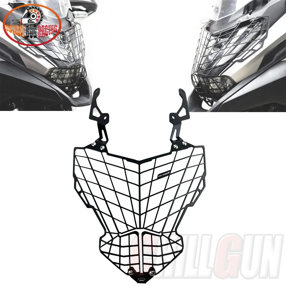 MotorcycleAccessoriesFrontHeadlightGrilleGuardCoverProtector