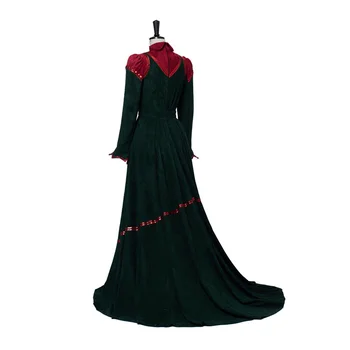 Halloween Women's Clothing European Medieval Retro Court Princess Cosplay Costume Dress Elegant Retro Masquerade Ball Dress