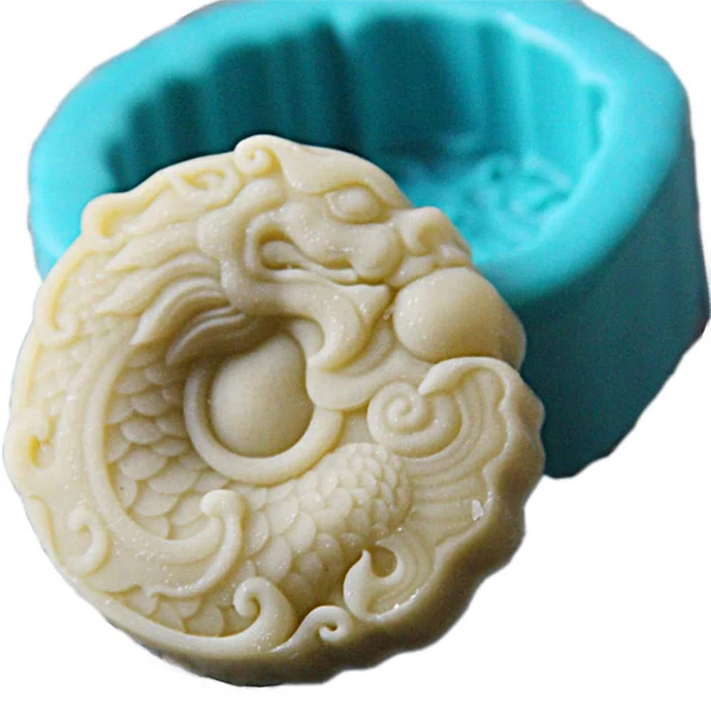 Dragon Silicone Soap Molds DIY Craft
