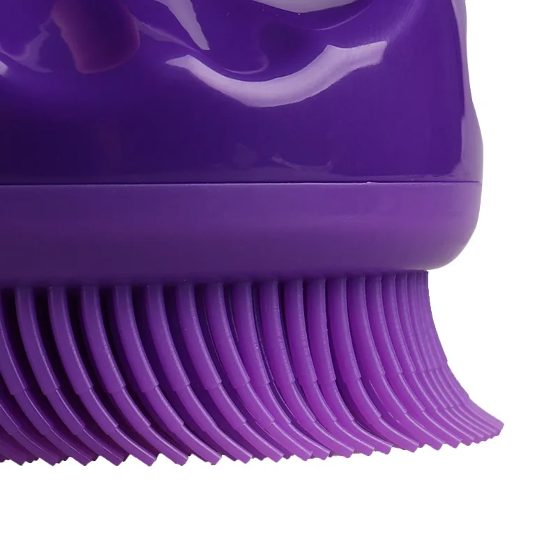 

Silicone Body Scrubber Bath Shower Brush Soft Massage Beauty Shampoo Cleaning Brush for Women Men Children Back Scrubber