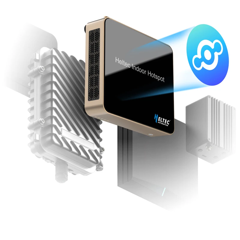 Heltec HT-M2808 실내 핫스팟 WiFi BLE ETH IoT LoRaWAN LoRa 게이트웨이 쿼드 코어 SX1308 + SX1255/7 칩셋 지원 헬륨 네트워크