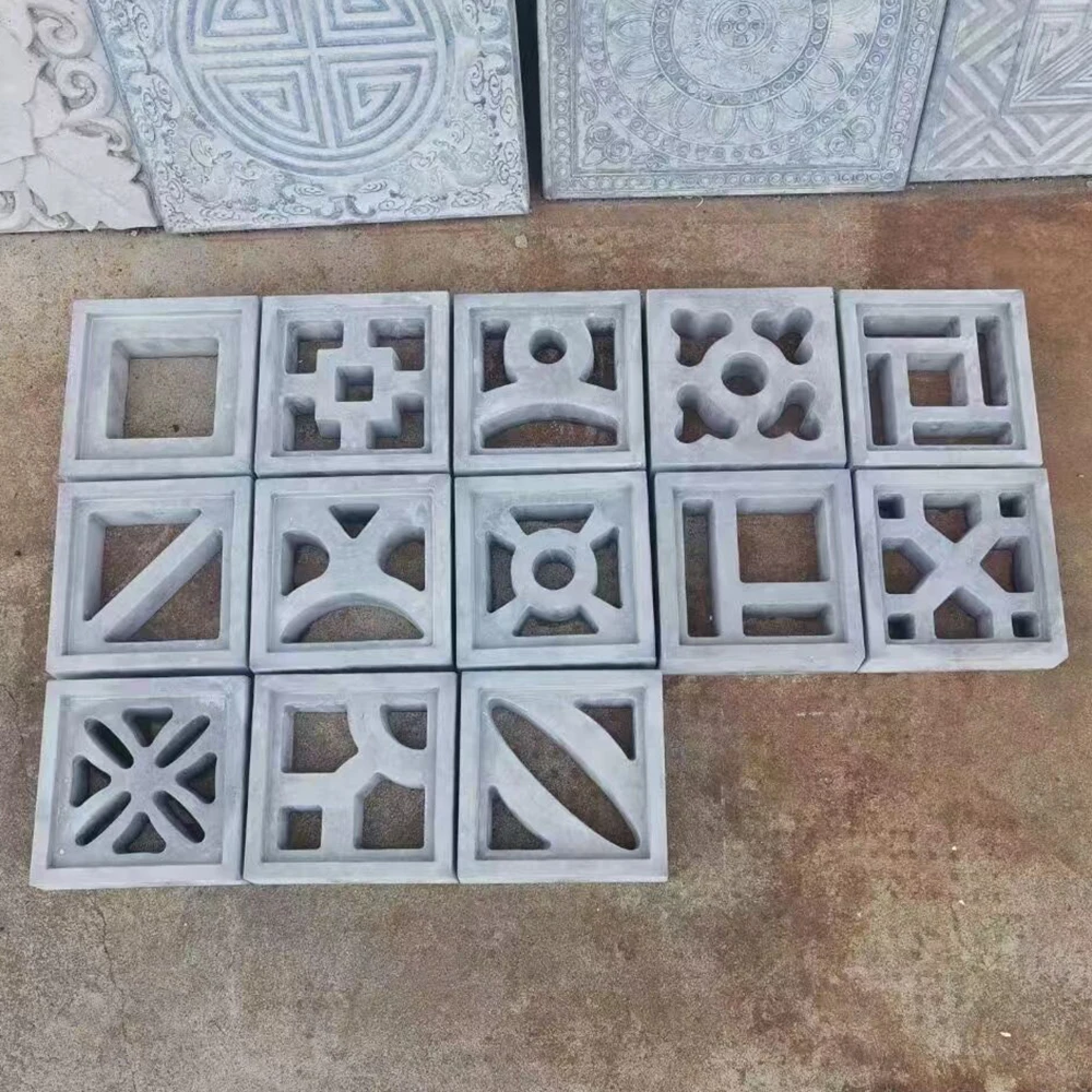 Cement Hollow Brick 3D Carving Mold 4