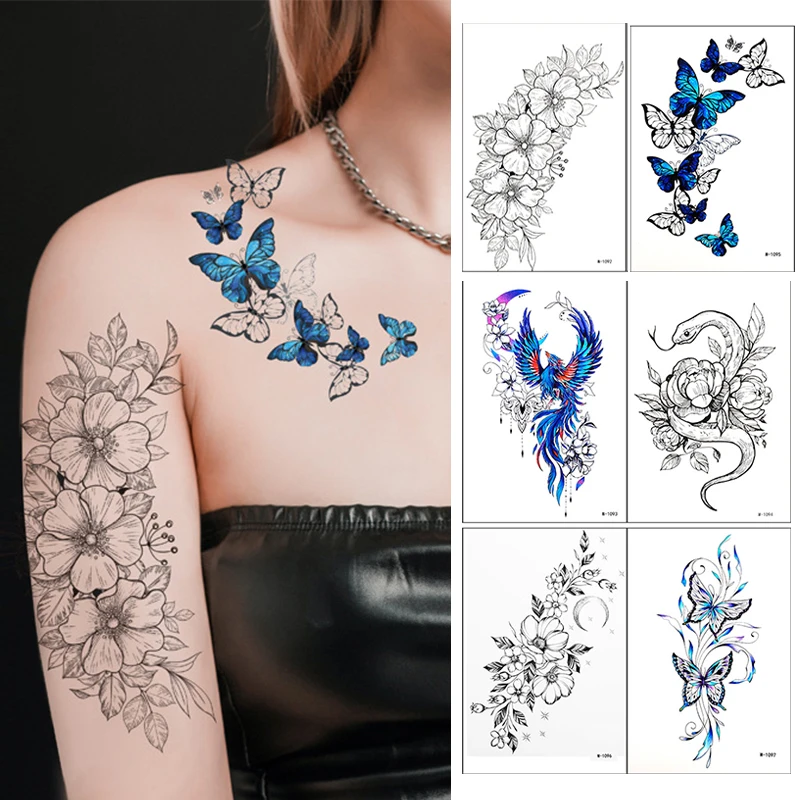 Top more than 167 fake flower tattoos best tnbvietnam.edu.vn