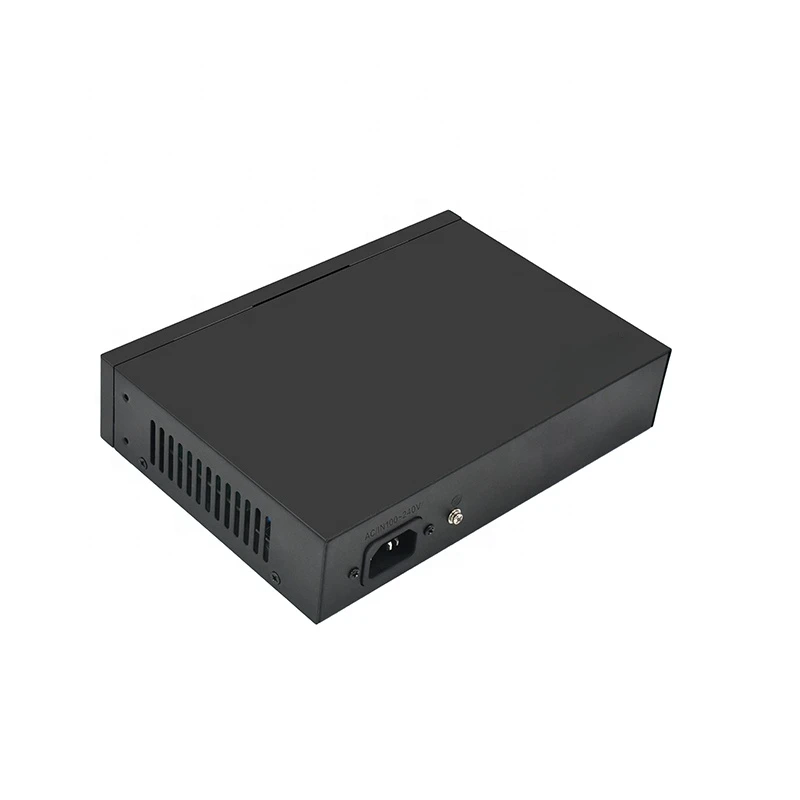 48V Gigabit Ethernet Switch 10/100/1000M 4 PoE+2Port Uplink+2 SFP Ethernet PoE Switch for IP Camera