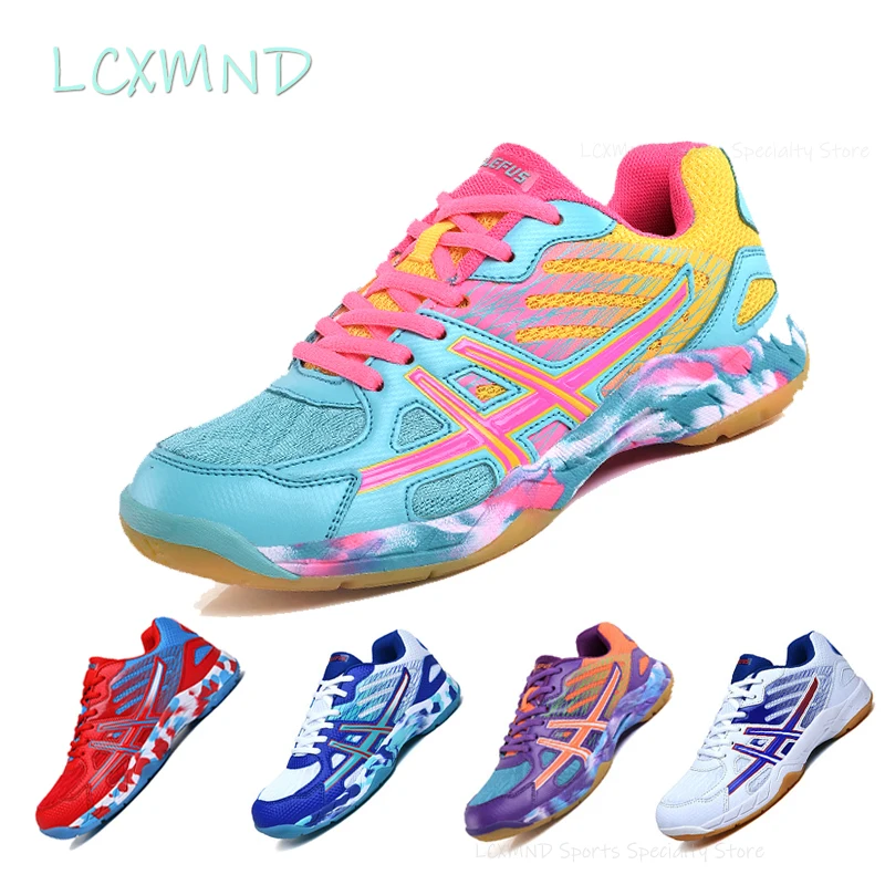 

2023 LCXMND Original Men Women Sports Professional Badminton Tennis Volleyball Shoes,Boys Girls Children Lightweight Sneakers