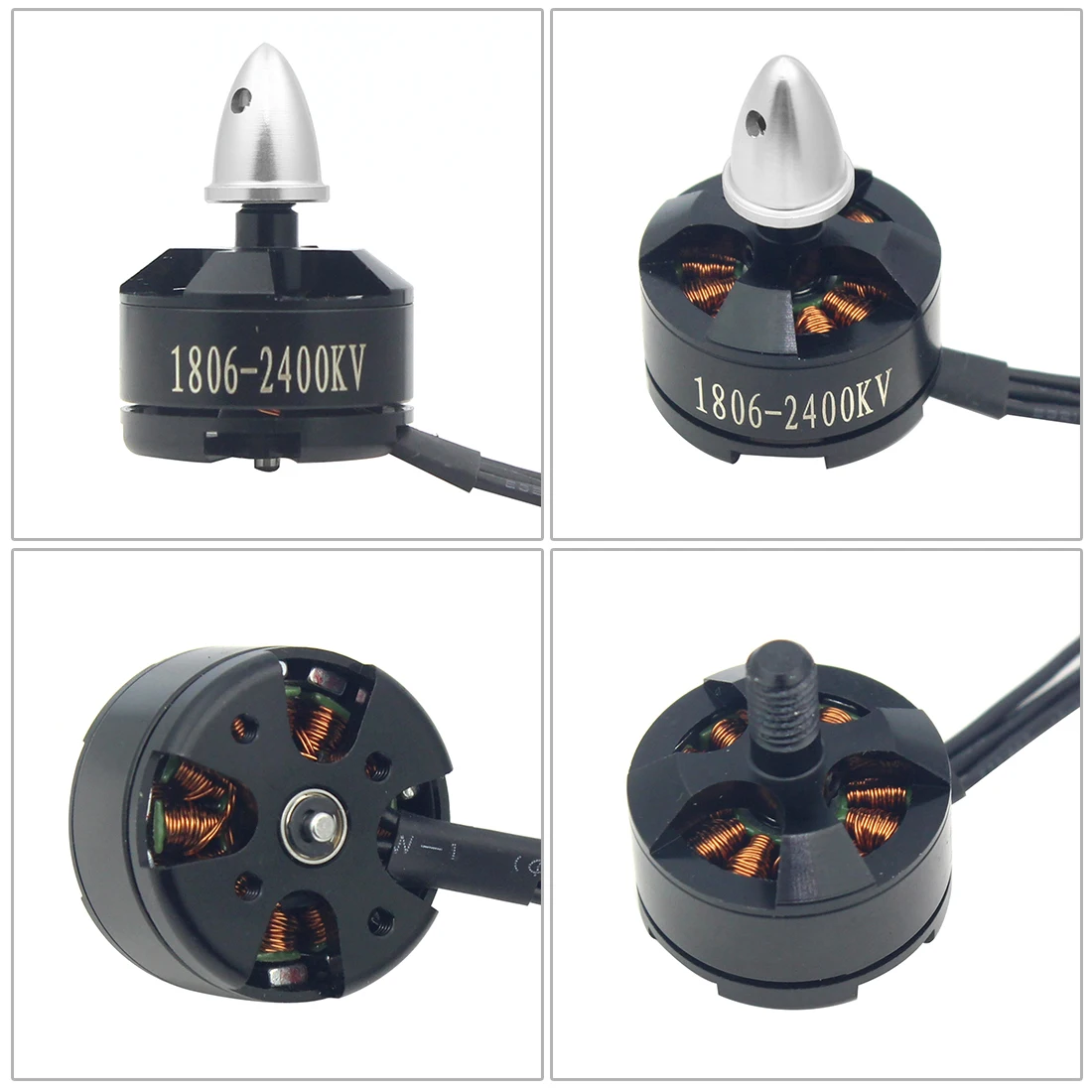 1x 1806 2400KV CW / CCW 미니 멀티 로터 모터 DIY QAV250 FPV KK 260 RC 쿼드콥터 4축 드론 헬리콥터용 브러시리스 모터