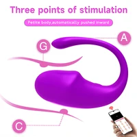Drahtloser Bluetooth-G-Punkt, realistischer Dildo-Vibrator für Frauen, APP-Fernbedienung, vibrierendes Ei, Klitoris, weibliches vibrierendes Höschen, Sexspielzeug 6