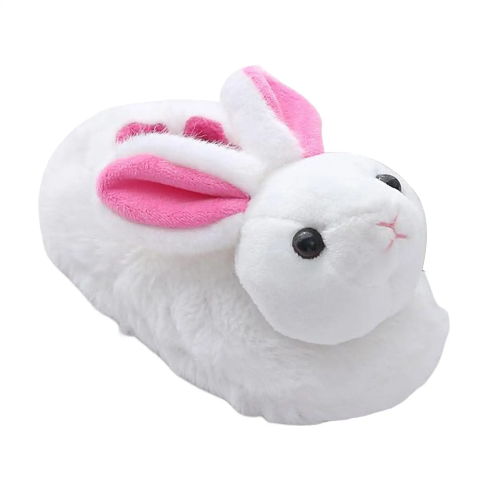 Zapatillas De Conejo Cálidas Y Cómodas De Felpa, Pantuflas Mullidas De Piel Sintética Para Niños, Zapatillas De Invierno Impermeables Antideslizantes Para Interior Del Hogar / Zapatos De Bebé