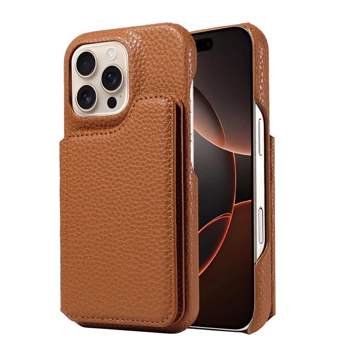 Stylish Multifunctional PU Leather Phone Case with Card Slots and Stand