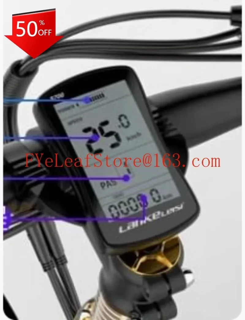 

Electric Bicycle S700 Lithium Tram LCD LCD Meter 36v48v Universal Lankelesi