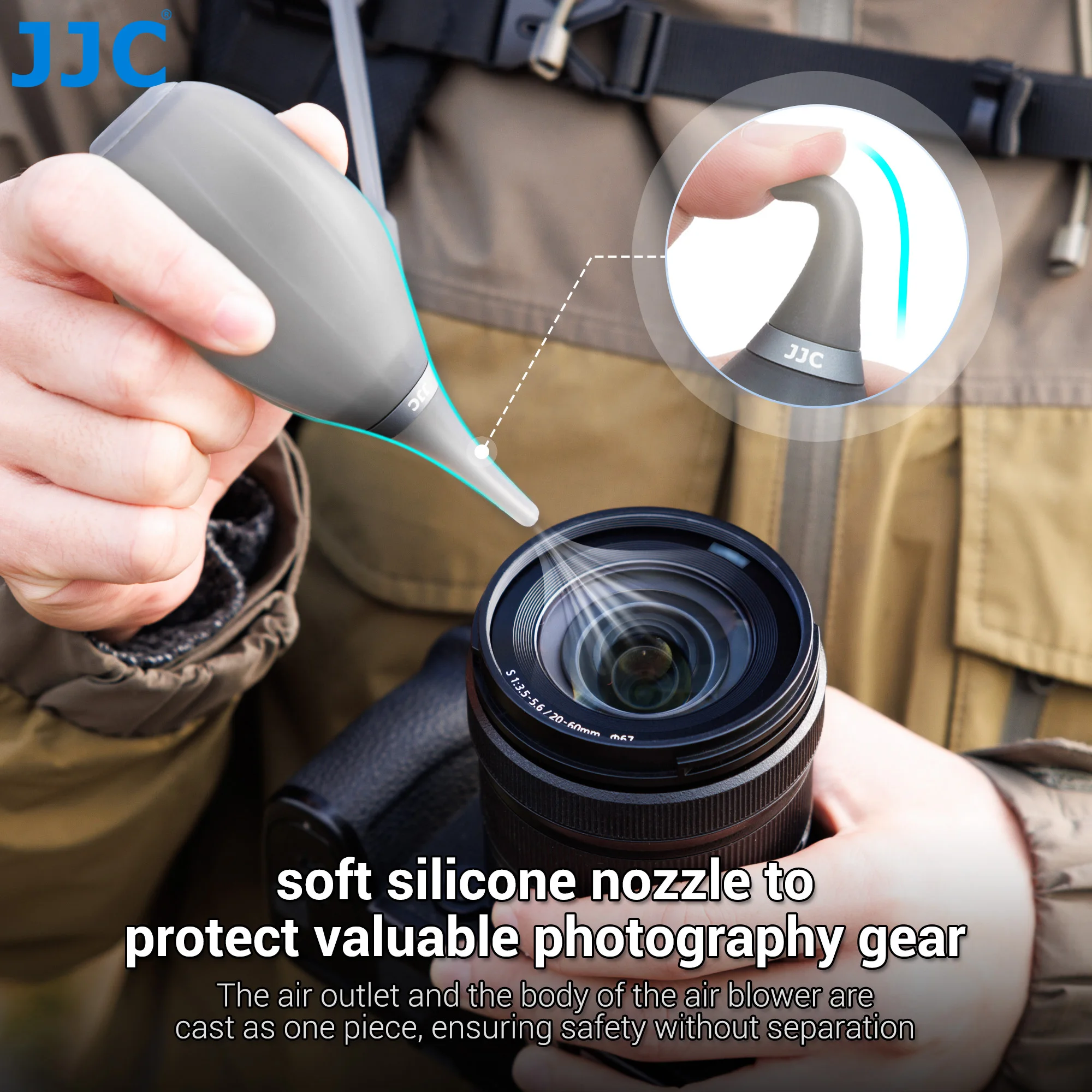 Soufflet De Nettoyage JJC Extra Puissant Avec Filtre à Poussière - Pour Appareil Photo, Objectifs, Capteurs Et Électronique