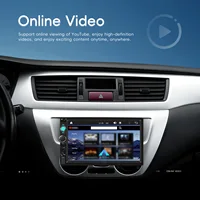 Lecteur multimédia de voiture Podofo avec écran IPS de 7 pouces, universel 1Din, radio MP5, CarPlay sans fil, Android Auto, Bluetooth, FM, USB, EQ, AUX, autoradio 4