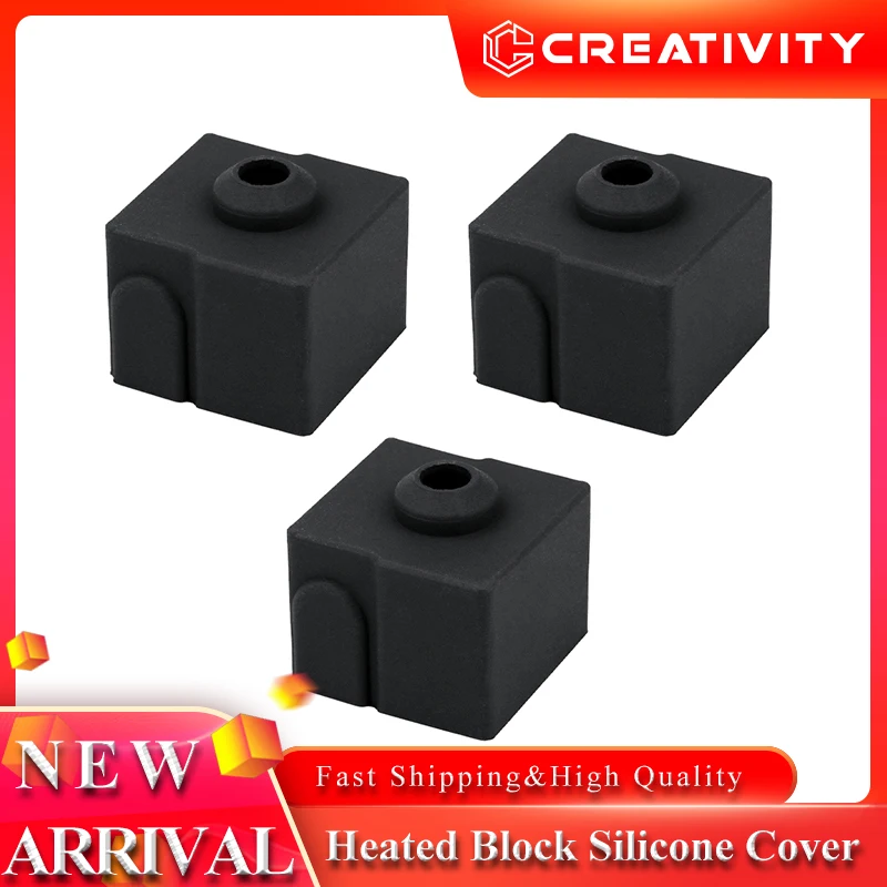 Enhanced 3D Printer Extruder Silicone Sock for Heat Block Protection