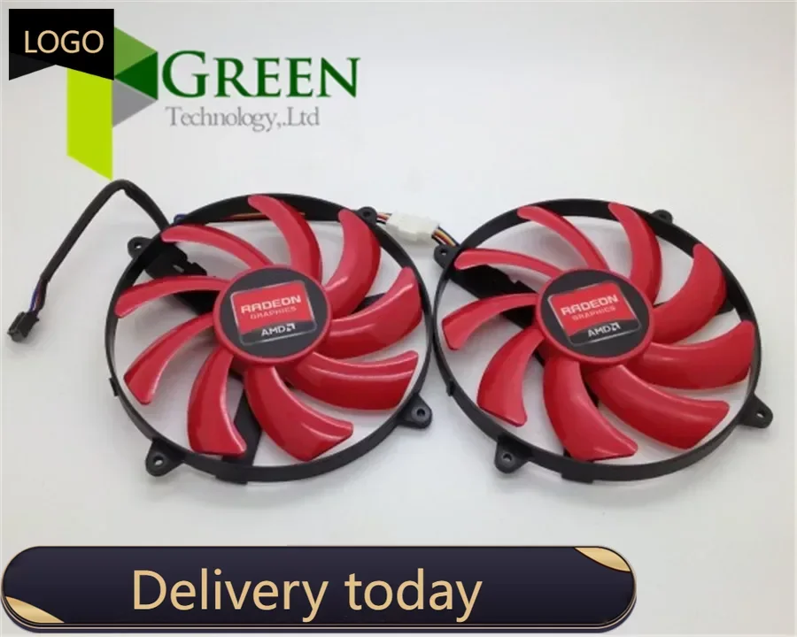 NTK FD7010H12S 7CM Hole pitch 90MM Fan For amd  Graphics Card fan blade 12V 0.35A 4lines