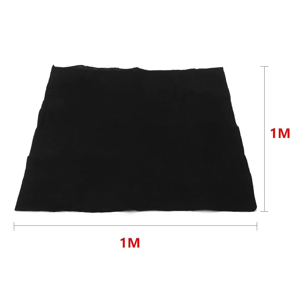 High-Performance Black Activated Carbon Air Purifier Filter Fabric