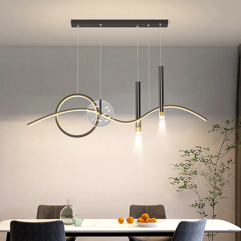 Led Ceiling Lamps Modern Home Chandelier Suitable For Living Room Dining Room Candlestick Simple Lighting Design