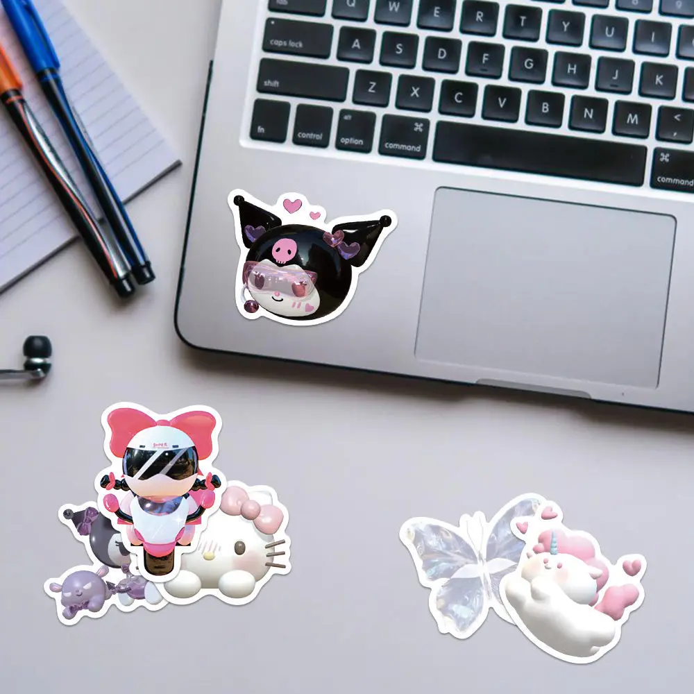 10/50/100pcs Cartoon Kawaii Sticker for Planner Album Scrapbooking Stationery Waterproof Decals for Laptop Suitcase Kid's Gift