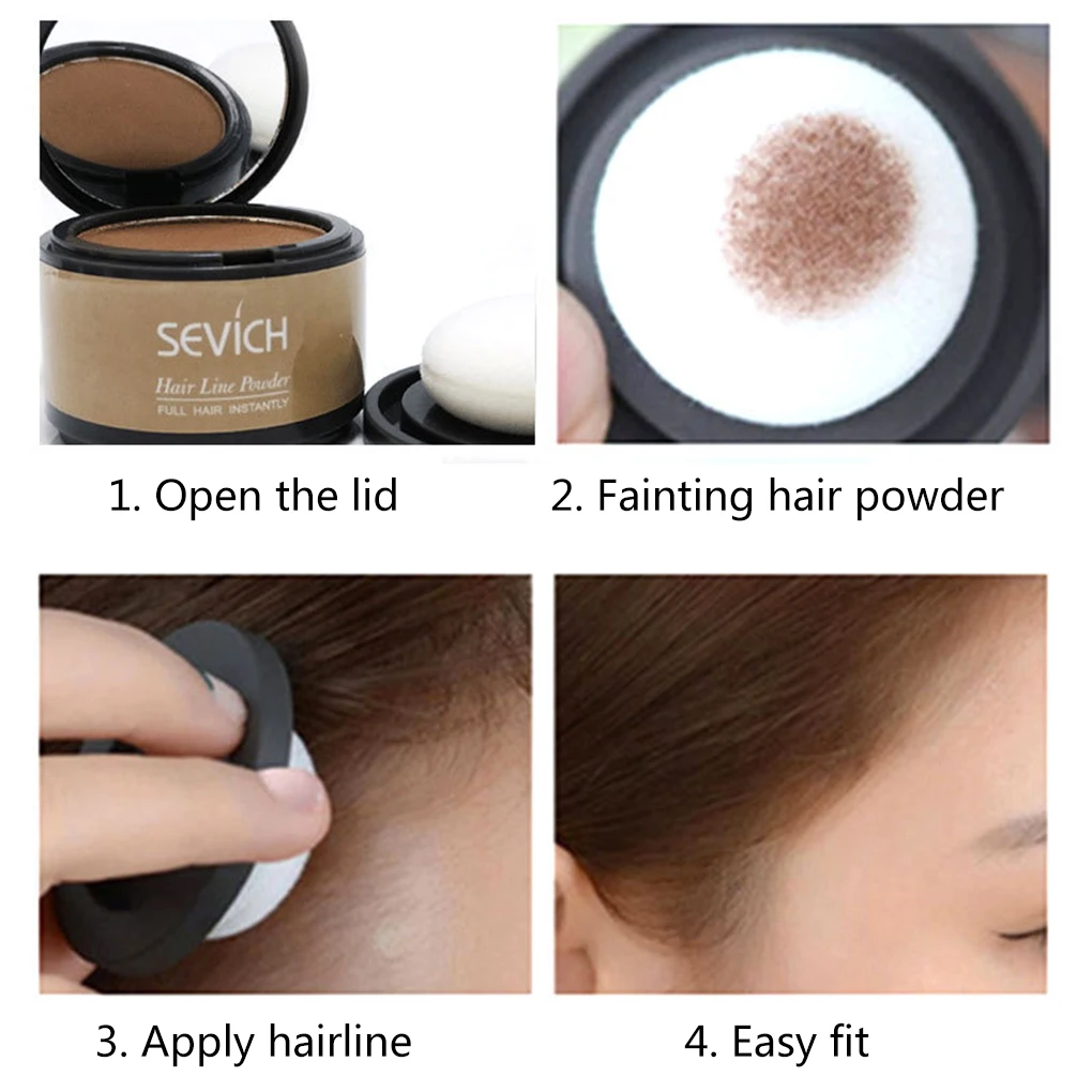 Hair Shadow Powder Hairline Modified Repair Trimming Powder Hair Line Concealer Makeup Tool aluminum alloy round corner trimming tool furniture board edge banding strip right angle arc repairer woodworking hand tool