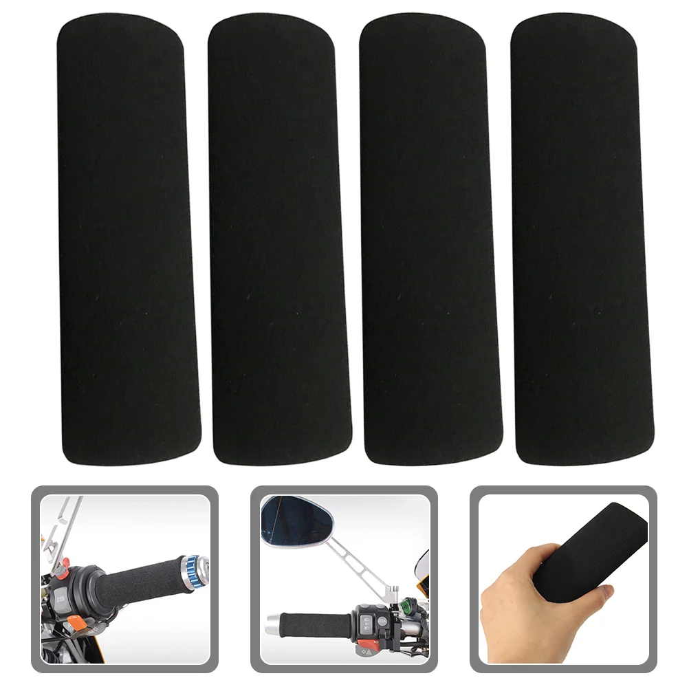 

4 Pcs Sponge Grips Motorcycle Handlebars Sponges Heating Sweat Absorbing Supple Bike