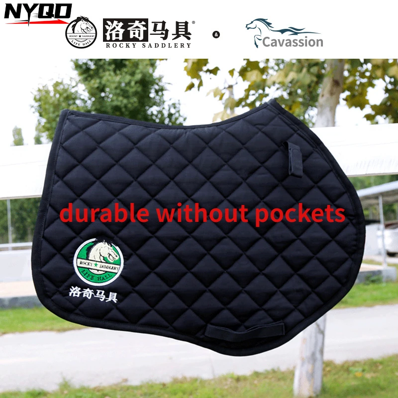 Saddle Sweat Pad Sweat Barrier Saddle Cushion Equestrian Equipment Sturdy Wear-resistant Breathable and Absorbent