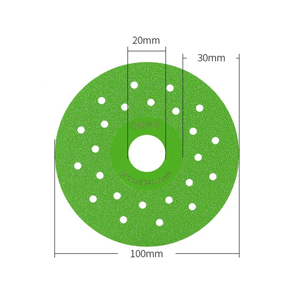 

Glass Cutting Disc 100mm Diamond Marble Saw Blade 20mm Inner Hole Ceramic Tile Jade Polishing Grinding Disc Multi-function Discs