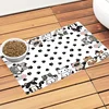 VIKAMA Cartoon Pet Diatomaceous Earth Mat Water-Absorbent Quick-Drying Non-Slip Mat Cat Litter Mat Cat Dining Mat Home Decor 3