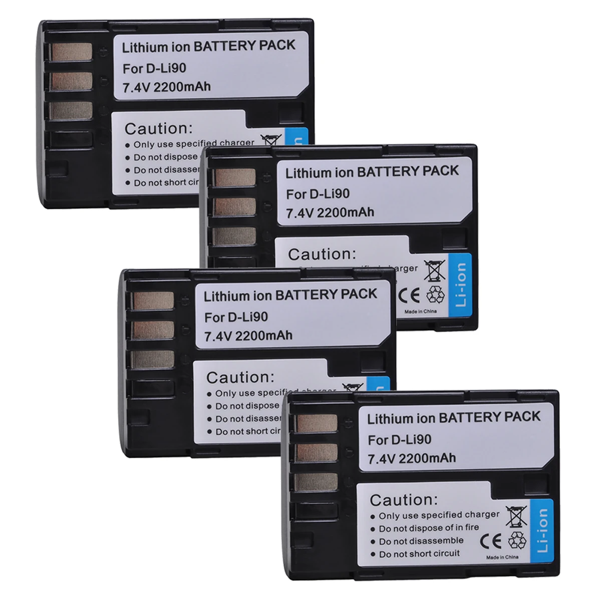 D-Li90 D Li90 Dli90 Li-Ion Bateria Batteria Per Pentax 645 645D 645Z K-1 K-01 K-3 K-5 K-5D K-5Iis K-7 K-7D K1 K01 K3 K5 K5D Ii 2