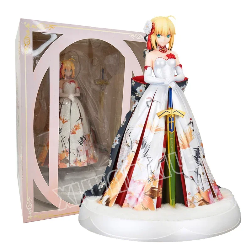 25Cm Fate/Stay Night Saber Sexy Anime Figure Fate/Grand Order Saber Kimono Action Figure Saber Alter Figurine Model Doll Toys