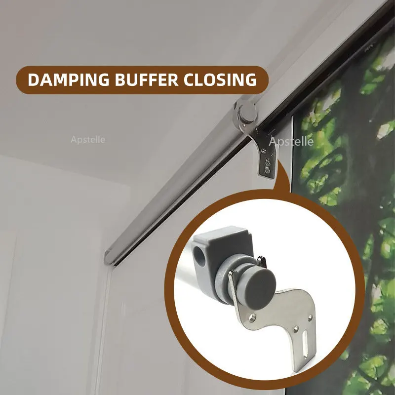 750-1300mm Automatic Door Closers For Sliding Doors,Balcony Kitchen Sliding Door,er Closing Device,Suitable For Door Width