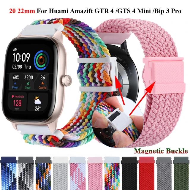 Soft Silicone Strap For Amazfit GTS 4 mini/Bip 3 Wristband Band For Amazfit  GTR 4 / 3 Pro/Stratos Bracelet Watchband Accessories