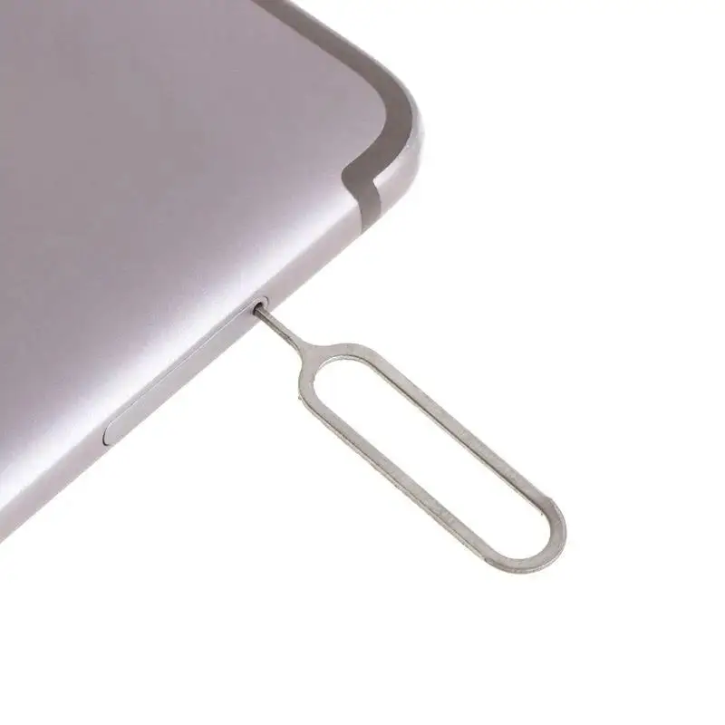 Stainless Steel SIM Card Tray Eject Pin Key Tool