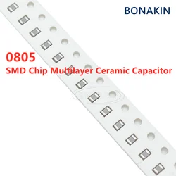 50PCS 0805 15PF 50V 100V 250V 500V ±5% 150J C0G SMD Chip Multilayer Ceramic Capacitor