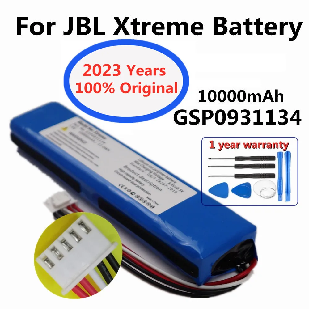 

2023 Years Original Replacement Battery For JBL Xtreme 1 Xtreme1 GSP0931134 10000mAh 37.00Wh Wireless bluetooth Speaker Bateria