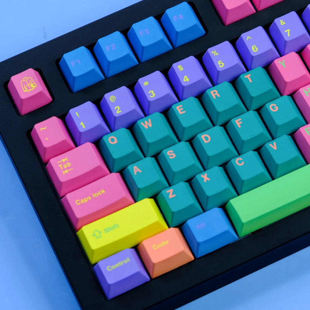 Teclas Gmk Windbreaker Cherry Perfil Pbt Dye Sublimação Teclado Mecânico Keycap para Interruptor mx Gk61 64 68 75 87 96 129 - Imagem 4