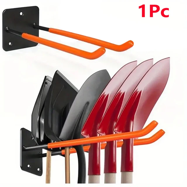 1Pc Garage Storage Hook for Gardening Tools,Wall Hook,Garage Organization and Storage,Shovel and Rake Hook Organizer,Yard Tool Rack,Garage Supplies 5