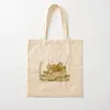 Frog And Toad Cotton Edo Canvas Bag Unisex Handbag Fabric Ladies Tote Grocery Fashion Printed Casual 1