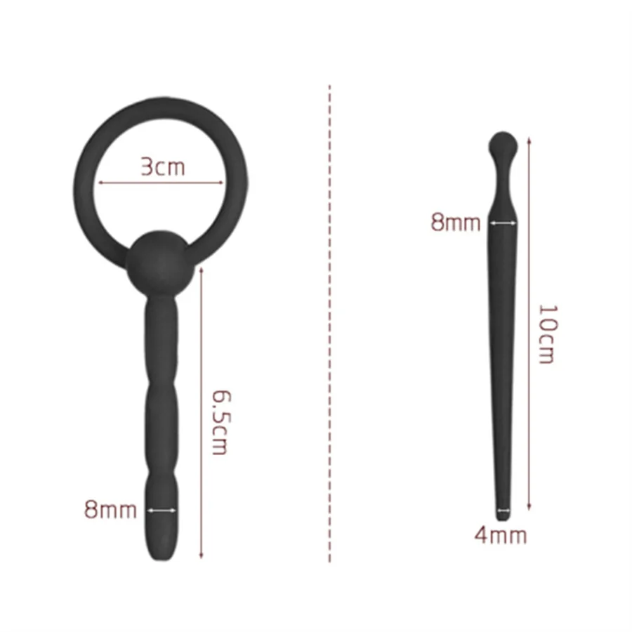 Urethra Catheter Sound Dilator Silicone Horse Eye Stimulator Urethral Plug Adult Sex Toy For Men-urethral dilator,silicone urethral dilator