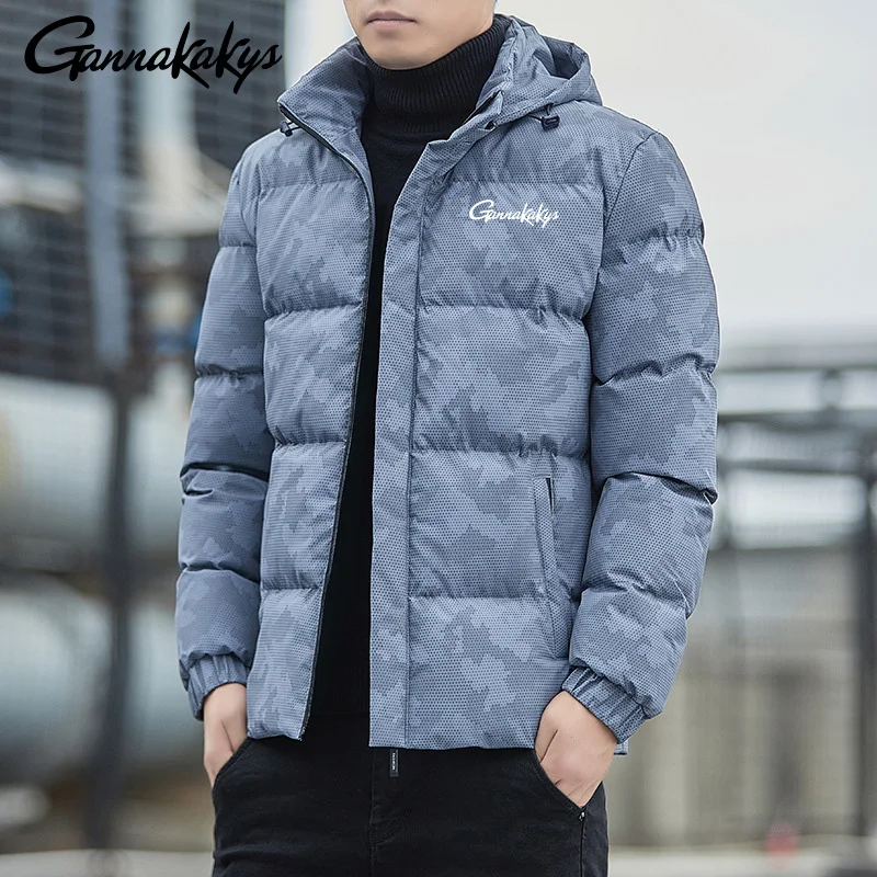 Winter Fishing Jacket, Men's Windproof and Warm Hooded Jacket, Outdoor Cold Proof Fashionable Sports Jacket