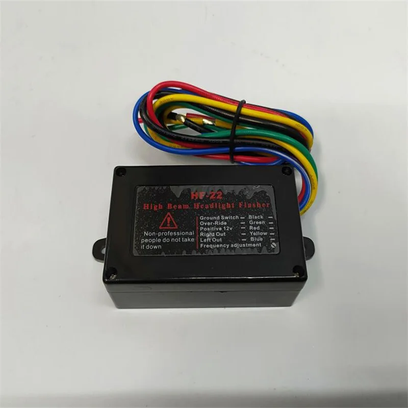 HF22 Car Led Headlight Flasher,Warning light flasher alternate flash work,Strobe Light Controller