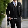 3 Pieces  Classic Men Suit Fashion Slim Fit Blazer Vest Pants Set Formal Business Wedding Tuxedos for Men Casual Clothing 1