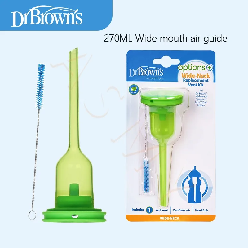 Dr. Brown's Standard Mouth Bottle/Wide mouth /Leak-proof cap/air guide/nipple/Bottle accessories 3