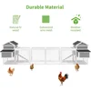 157 Inch Large Chicken Coop, Expandable Wooden Chicken Coop Poultry Cage, with 4 Chicken Coops and Cages 5