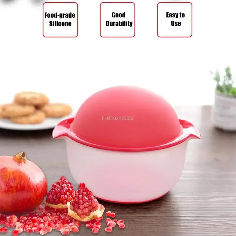 Safety Pomegranate Peeling Bowl Kitchen Accessories Silicone Pomegranate Peeling Machine Home Kitchen Fruit and Vegetable Tool