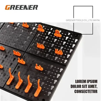 Wall-Mounted 2024 Garage Tool Board Professional Practical Hanging Box Hook Workshop Rack Parts Storage Car Dedicated Hardware 5