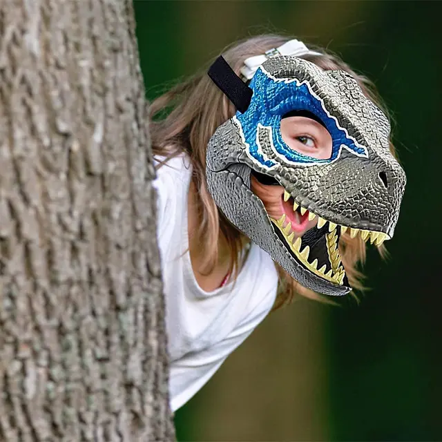 Halloween 3D Dinosaur Mask, Role Play Adereços, Desempenho Chapelaria,  Jurassic World, Raptor, Dino Festival, Presentes de Carnaval - AliExpress