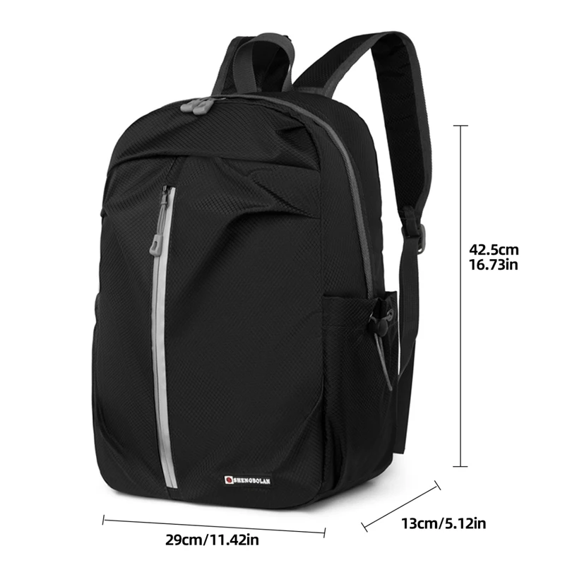 Outdoor sports shoulder bag, ultra light and large capacity folding backpack, hiking backpack suitable for hiking, cycling, and