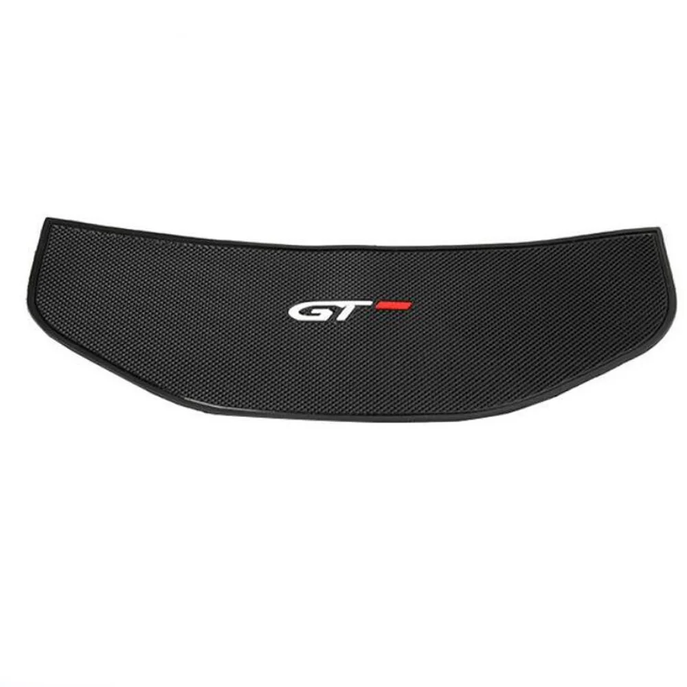 For Peugeot 3008 5008 GT Rubber Car Dashboard Sticky Anti-Slip Pad Display Anti-skid Meter Mats Accessories car non slip mat non slip mat car dashboard mat non slip dash mat