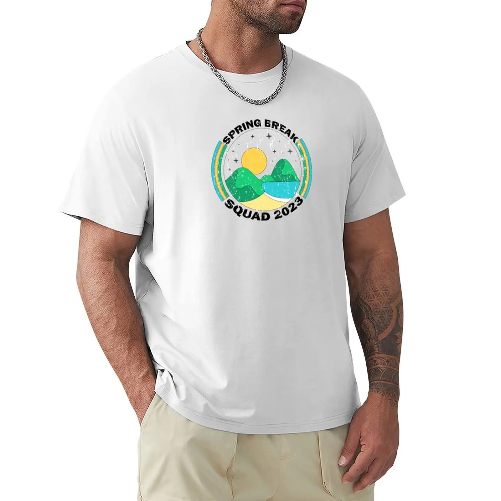 

Spring Break 2023 T-Shirt animal prinfor boys anime clothes t shirts for men pack