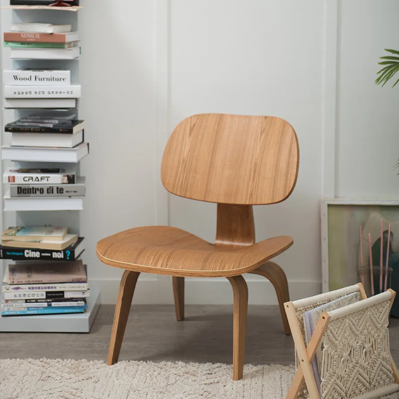 Modern Walnut Shell Chair Replica for Home, Living Room, and Office ...